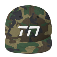 Tennessee - Flat Brim Hat - White Embroidery - TN - Many Hat Color Options Available