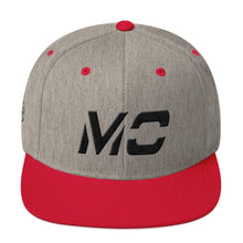 Missouri - Flat Brim Hat - Black Embroidery - MO - Many Hat Color Options Available