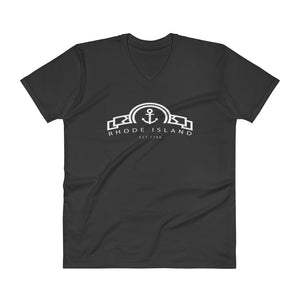 Rhode Island - V-Neck T-Shirt - Established