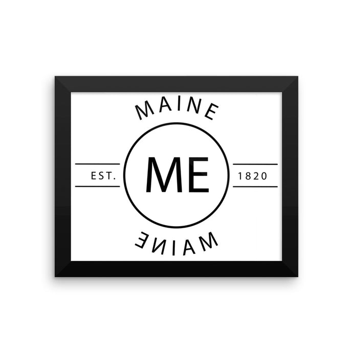 Maine - Framed Print - Reflections