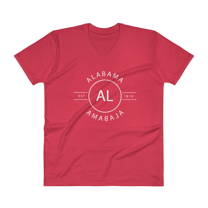 Alabama - V-Neck T-Shirt - Reflections