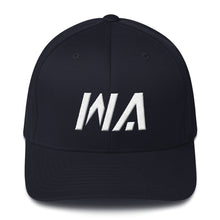 Washington - Structured Twill Cap - White Embroidery - WA - Many Hat Color Options Available