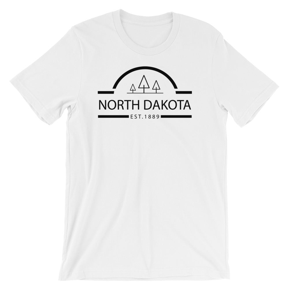North Dakota - Short-Sleeve Unisex T-Shirt - Established