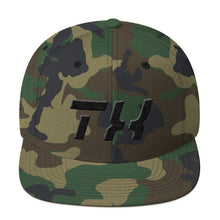 Texas - Flat Brim Hat - Black Embroidery - TX - Many Hat Color Options Available