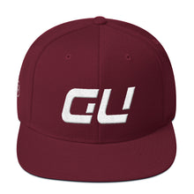Guam - Flat Brim Hat - White Embroidery - GU - Many Hat Color Options Available