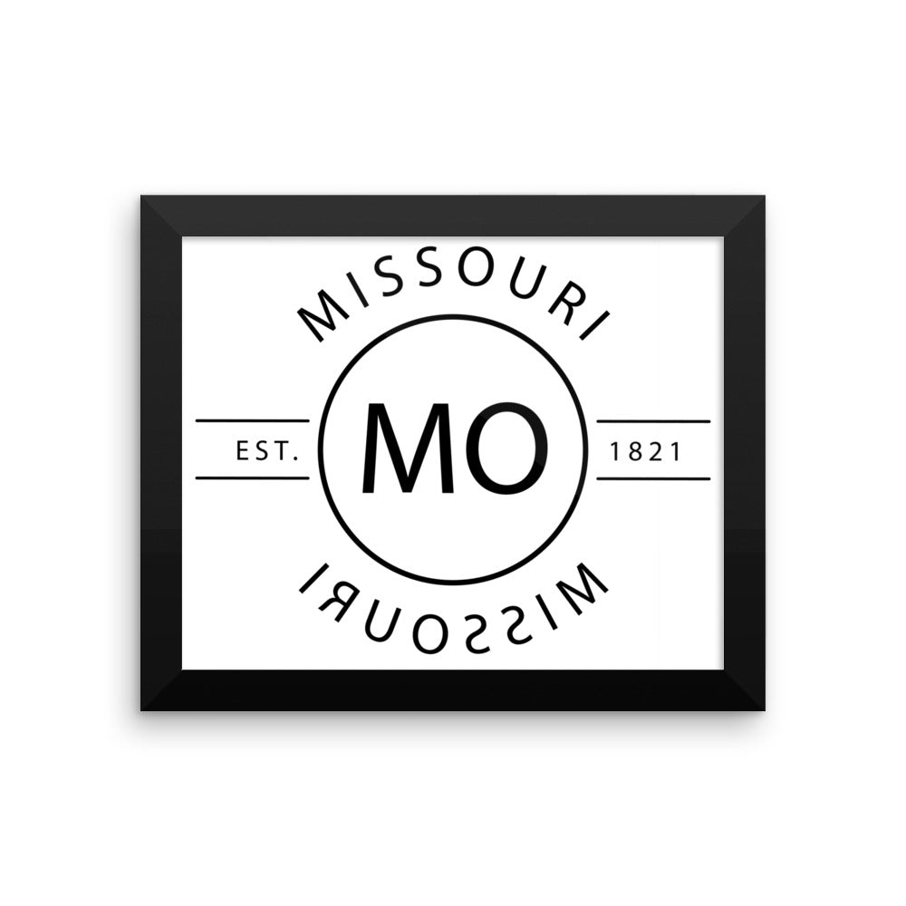 Missouri - Framed Print - Reflections