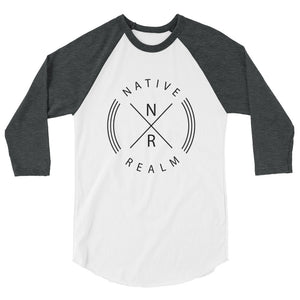 Native Realm - 3/4 Sleeve Unisex Raglan Shirt - NR2
